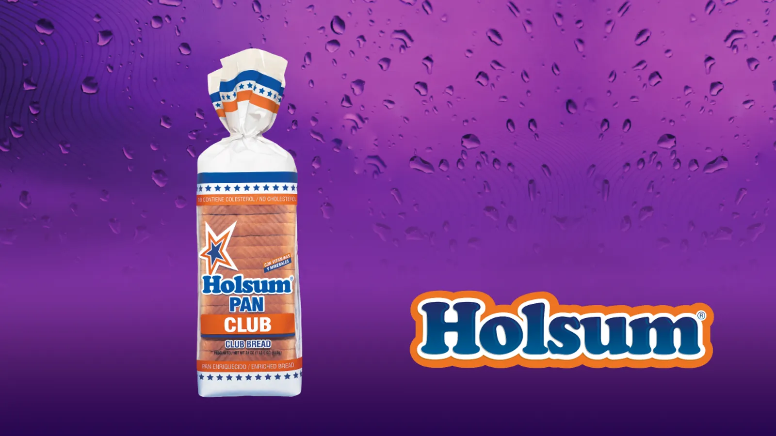 Pan Holsum Club Blanco junto al logo de Holsum